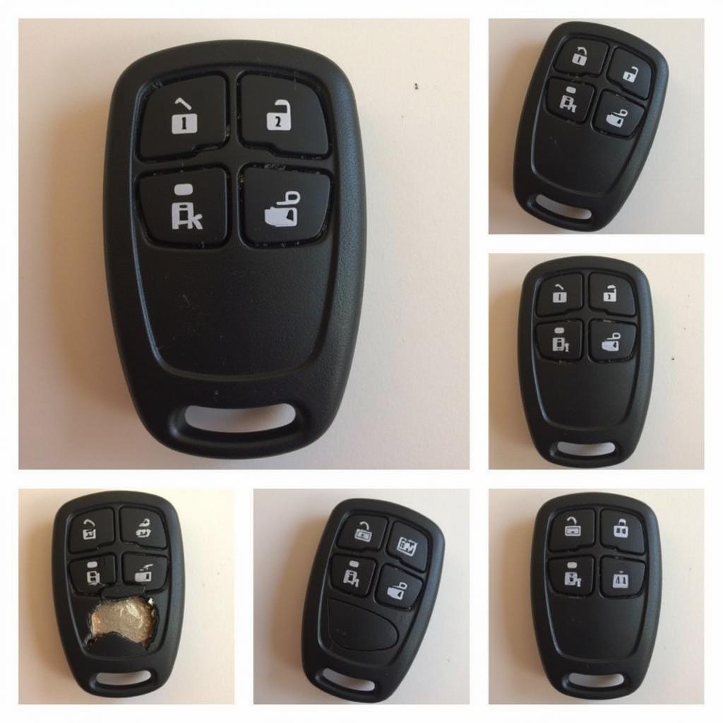 Damaged 2015 Ford F150 Key Fob