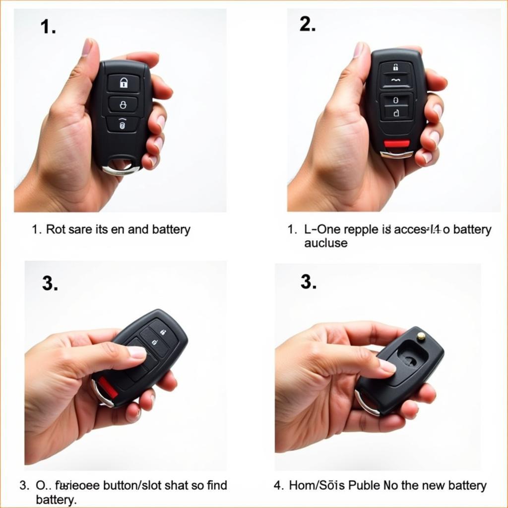 Ford C-Max Key Fob Disassembly for Battery Replacement