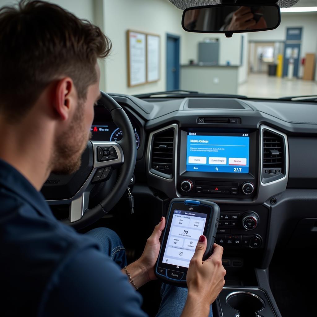 Ford Dealer Programming a 2019 Ranger Key Fob