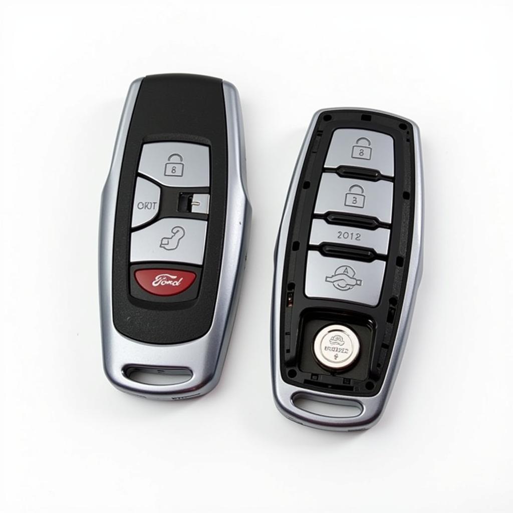 2013 Ford Explorer Key Fob Opened with Battery Exposed