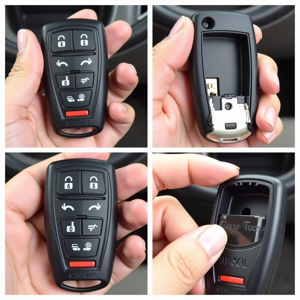 Replacing the battery in a 2014 Ford Flex Key Fob