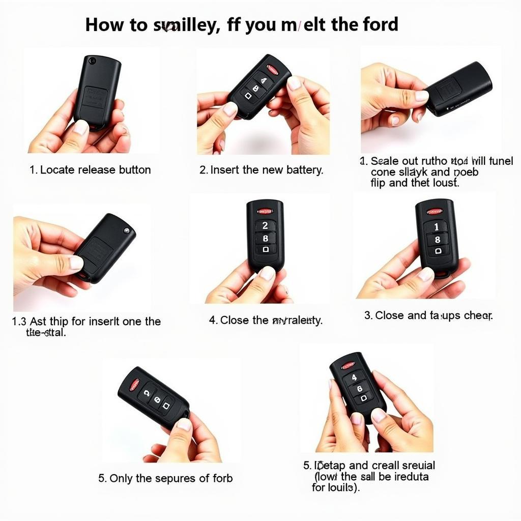 Ford Flip Key Fob Battery Replacement Steps