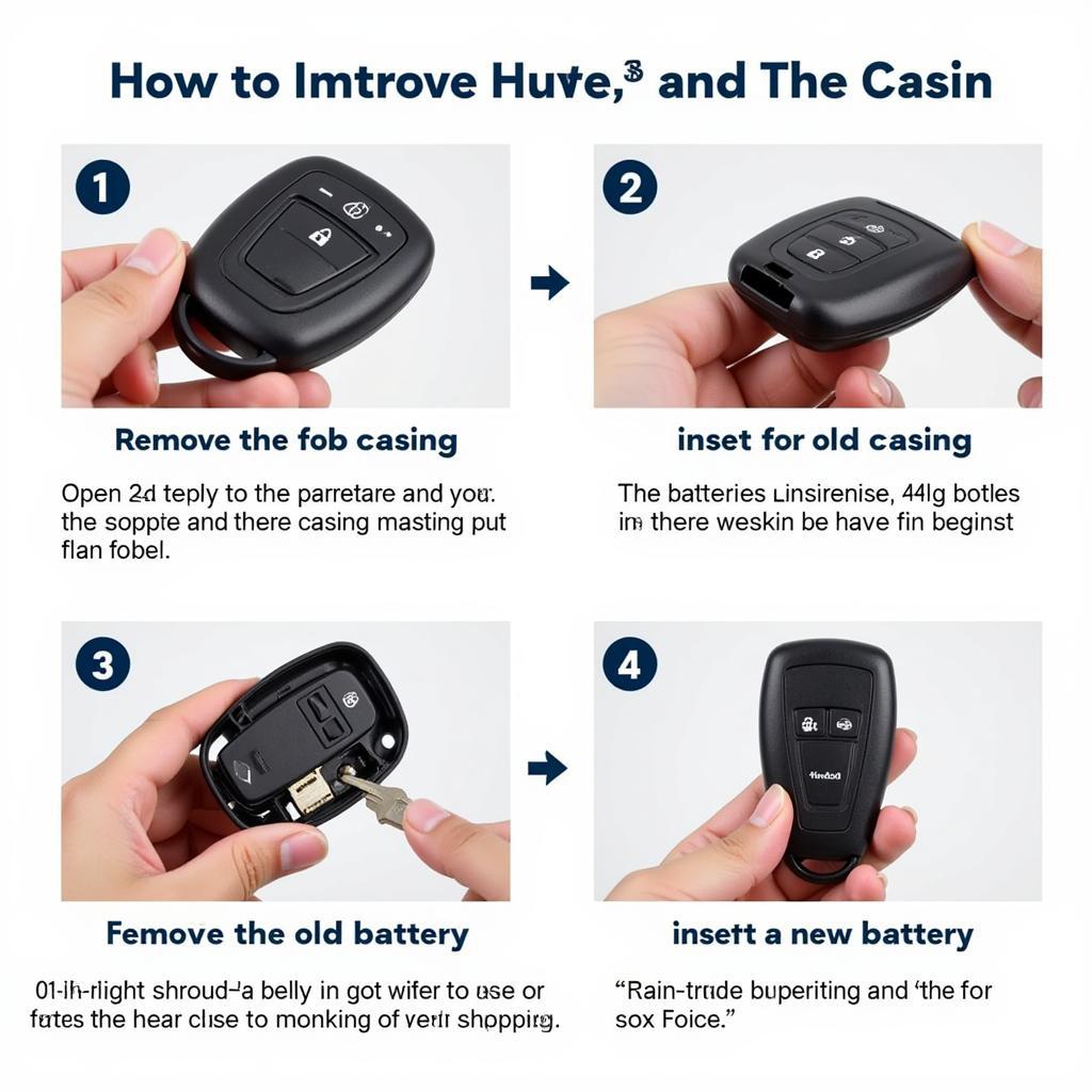 Replacing the battery in a 2015 Ford Focus key fob