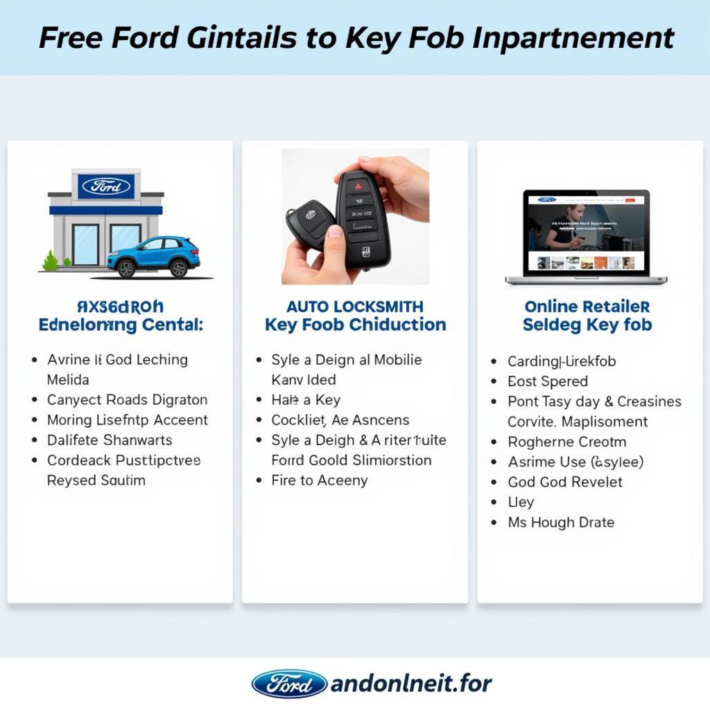 Ford Fusion Hybrid Key Fob Replacement Options 