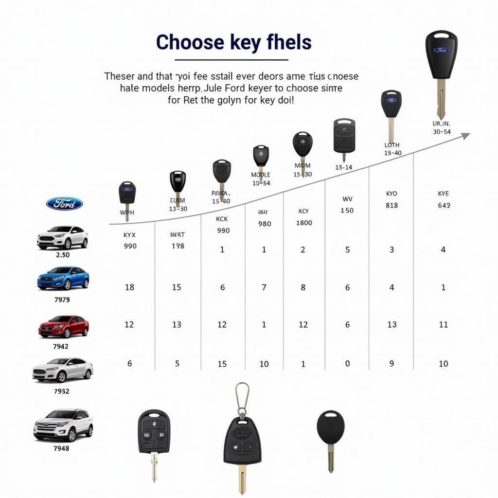 Ford Key Fob Shell Compatibility Chart