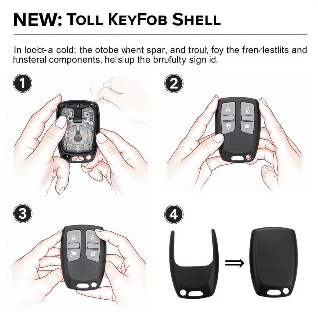 Ford Key Fob Shell Installation Steps