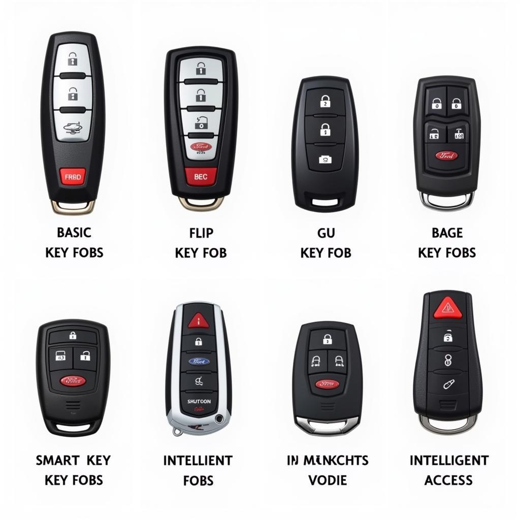 Different Types of Ford Key Fobs