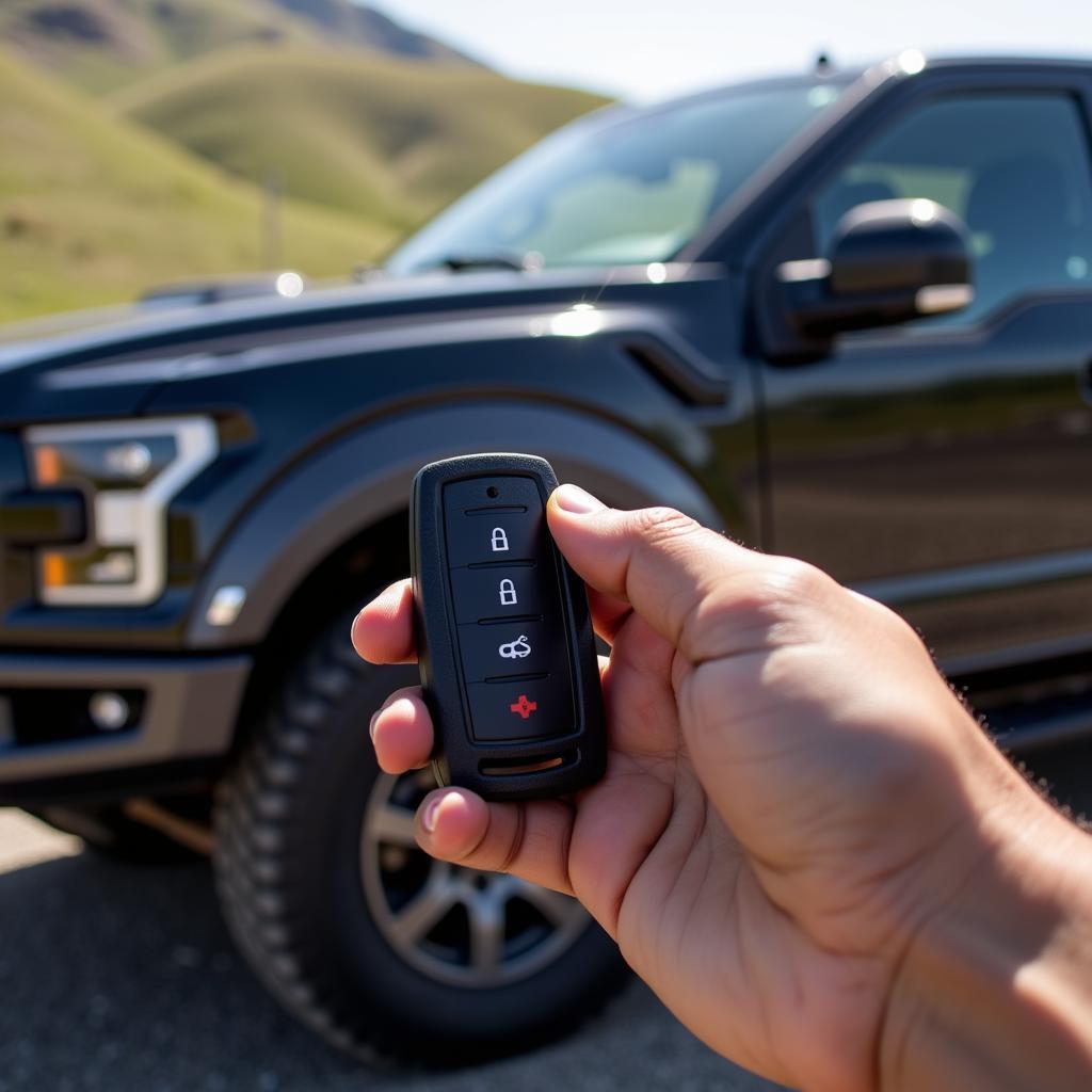 Ford Raptor Key Fob Range Test