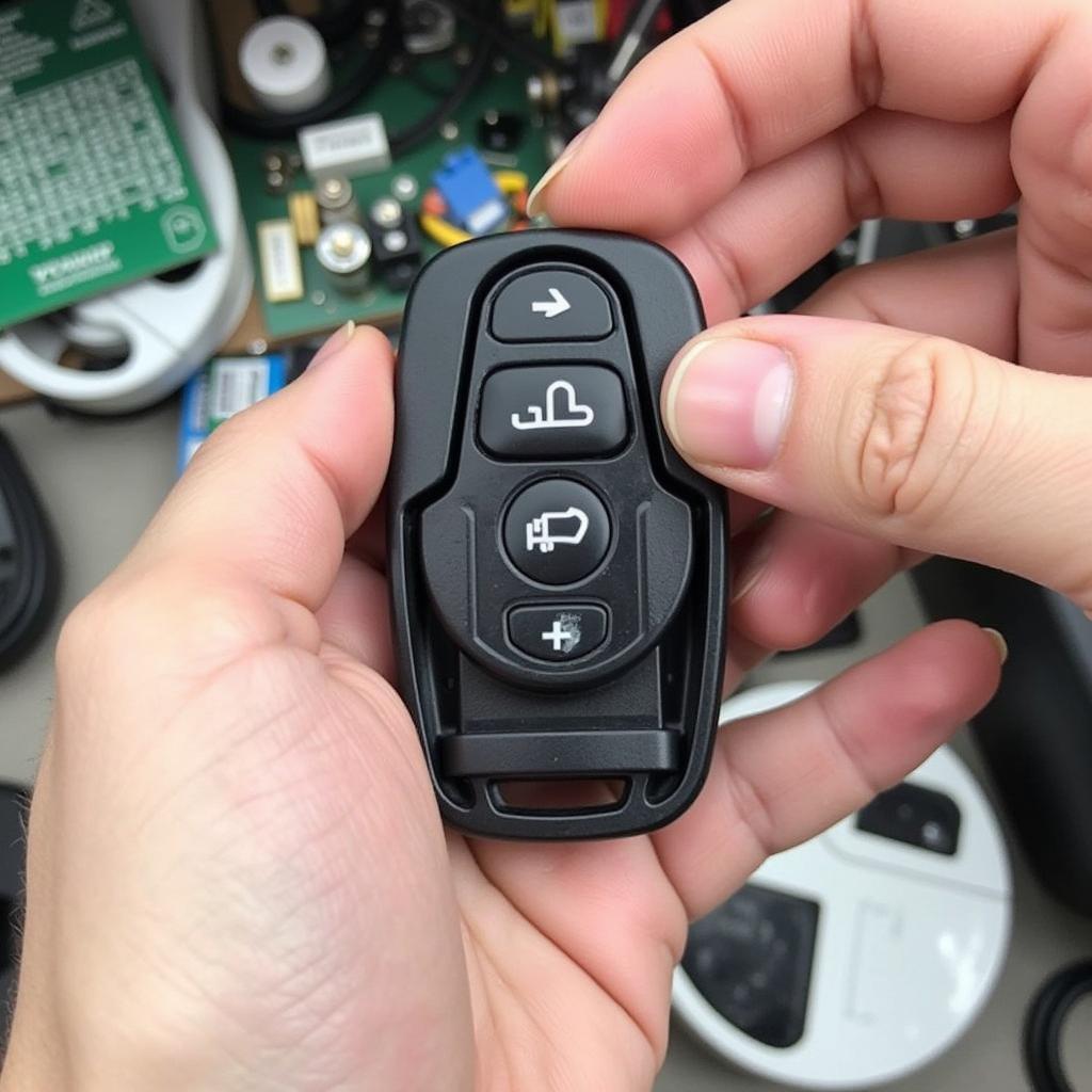 Installing a New Battery in a Honda Key Fob