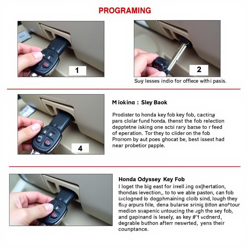 Programming a Honda Odyssey Key Fob