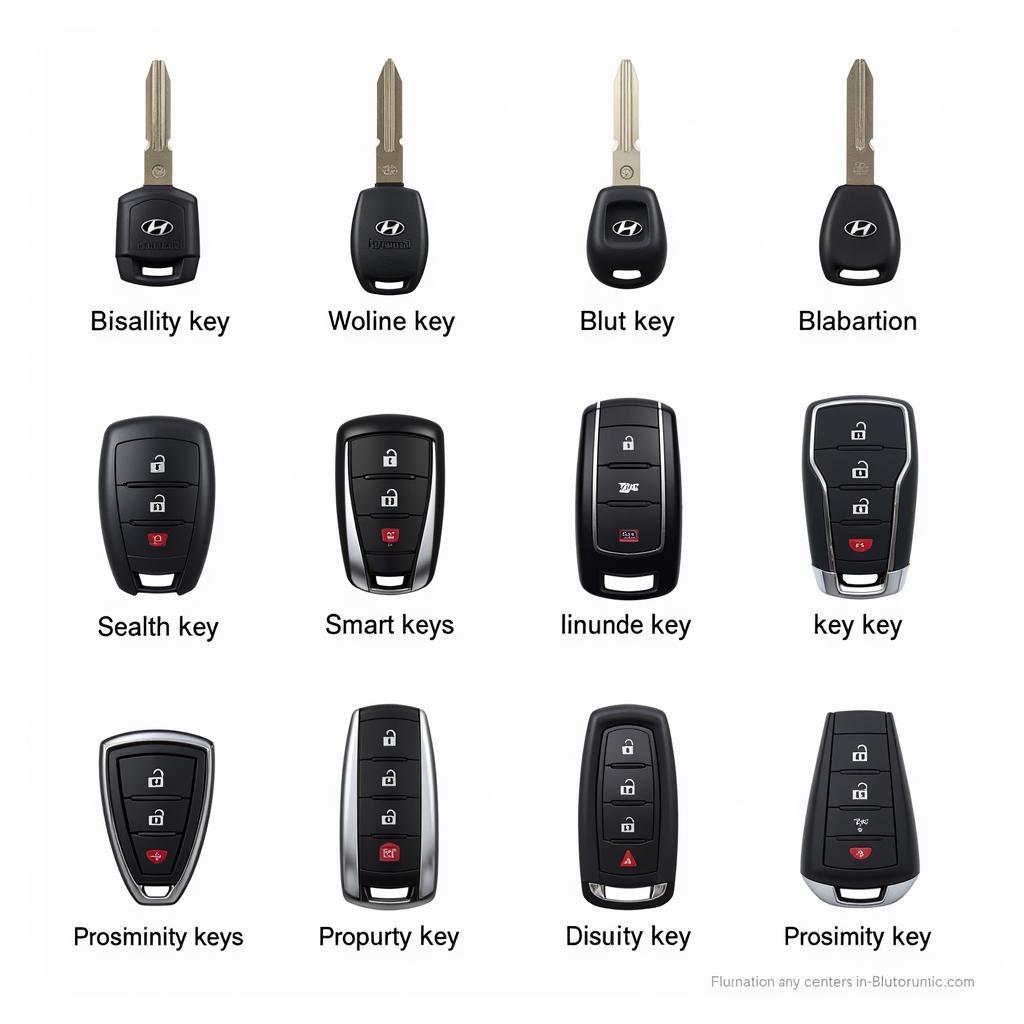 Different Types of Hyundai Key Fobs