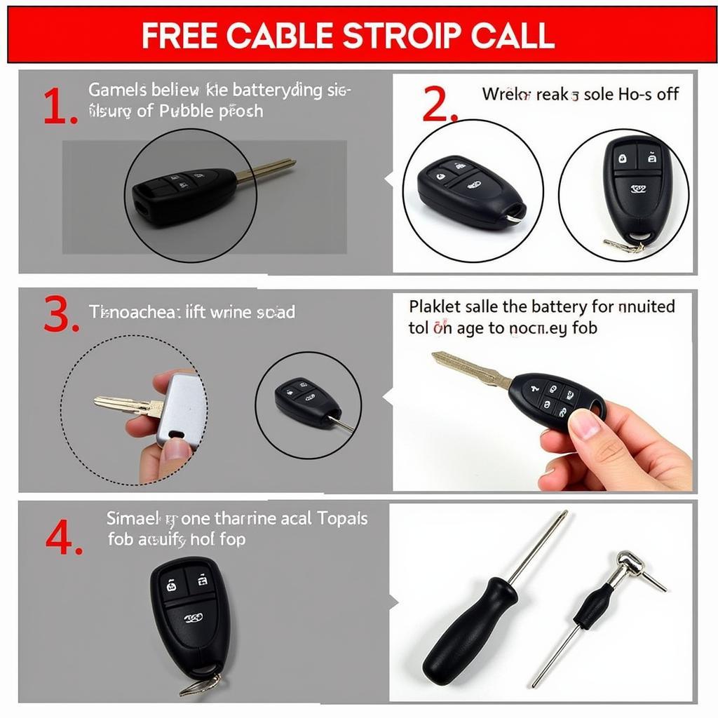 Replacing the Battery in a Toyota Key Fob