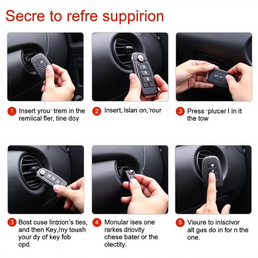 Key Fob Synchronization Process in Car