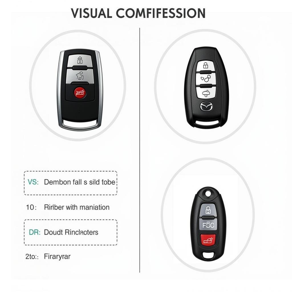 Different Types of Mazda 3 Key Fobs