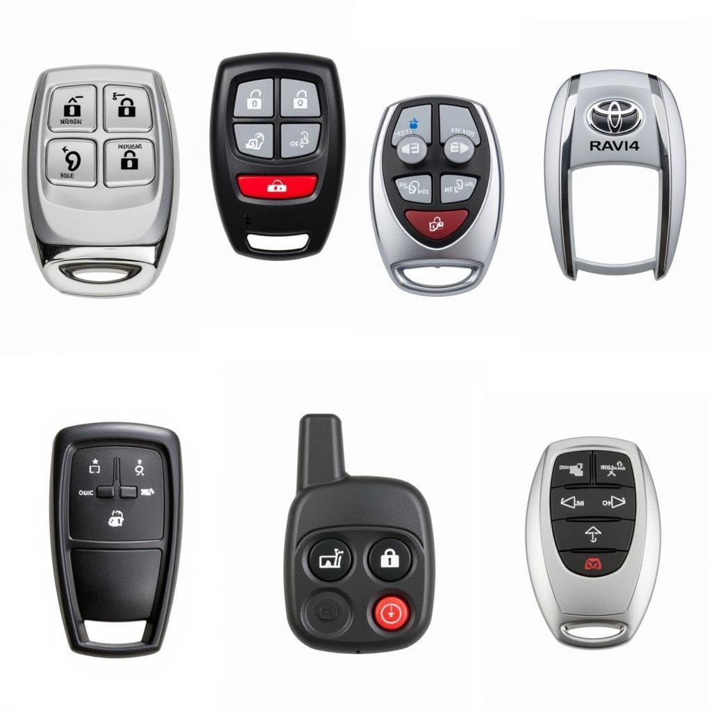 Variety of New 2011 Toyota RAV4 Key Fob Shells