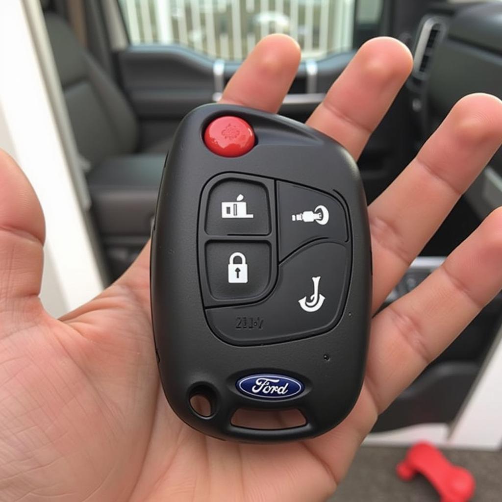 New Ford F150 Key Fob in Hand