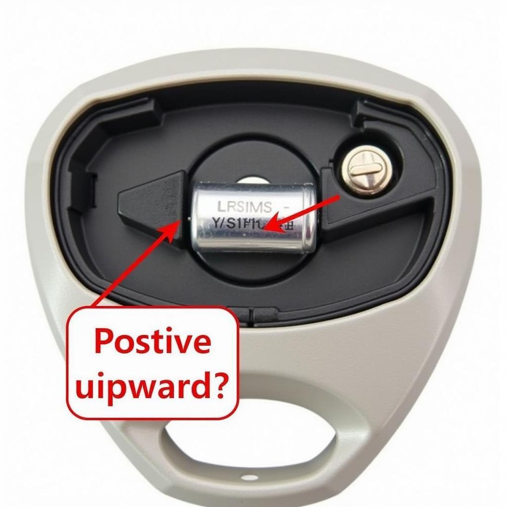 Correct Battery Orientation in Nissan Altima Key Fob