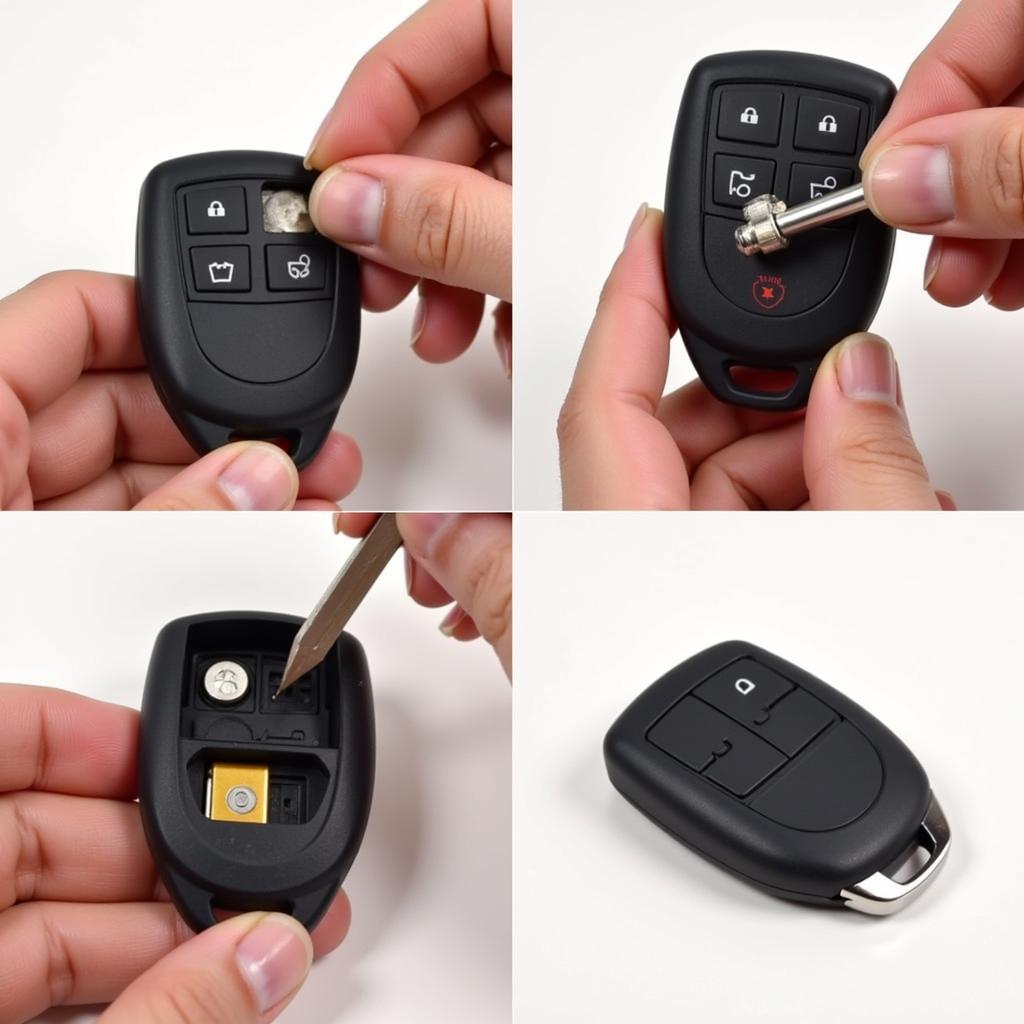 Replacing the battery in a Nissan Altima key fob