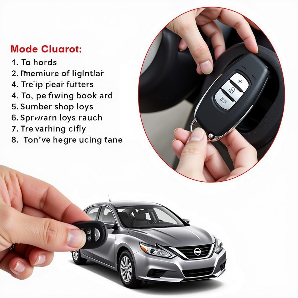 Programming a Nissan Altima key fob