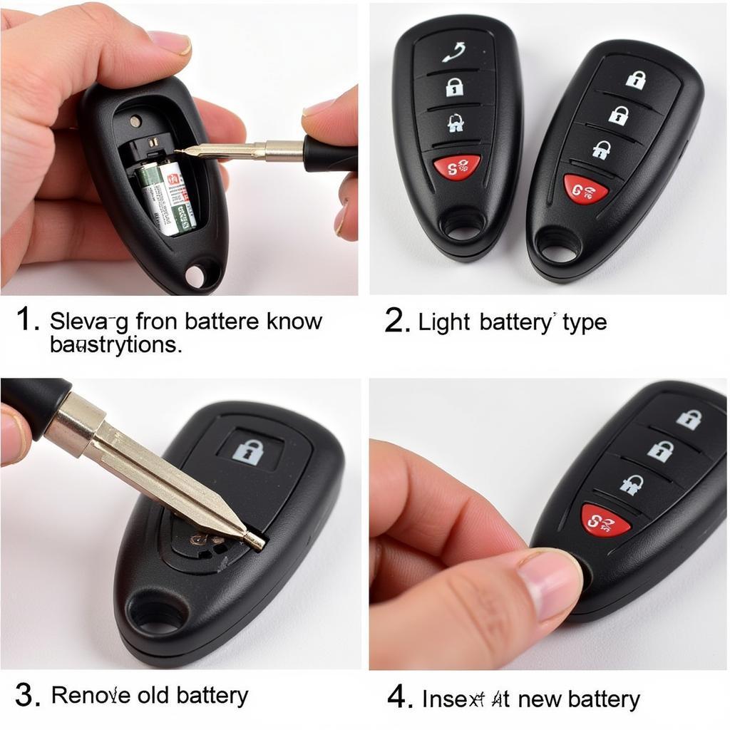 Replacing the battery in a 2009 Nissan key fob