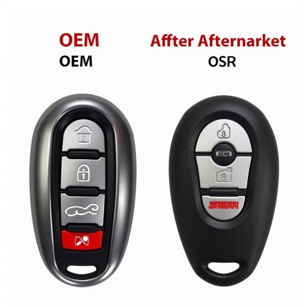 Nissan Key Fob OEM vs. Aftermarket Comparison