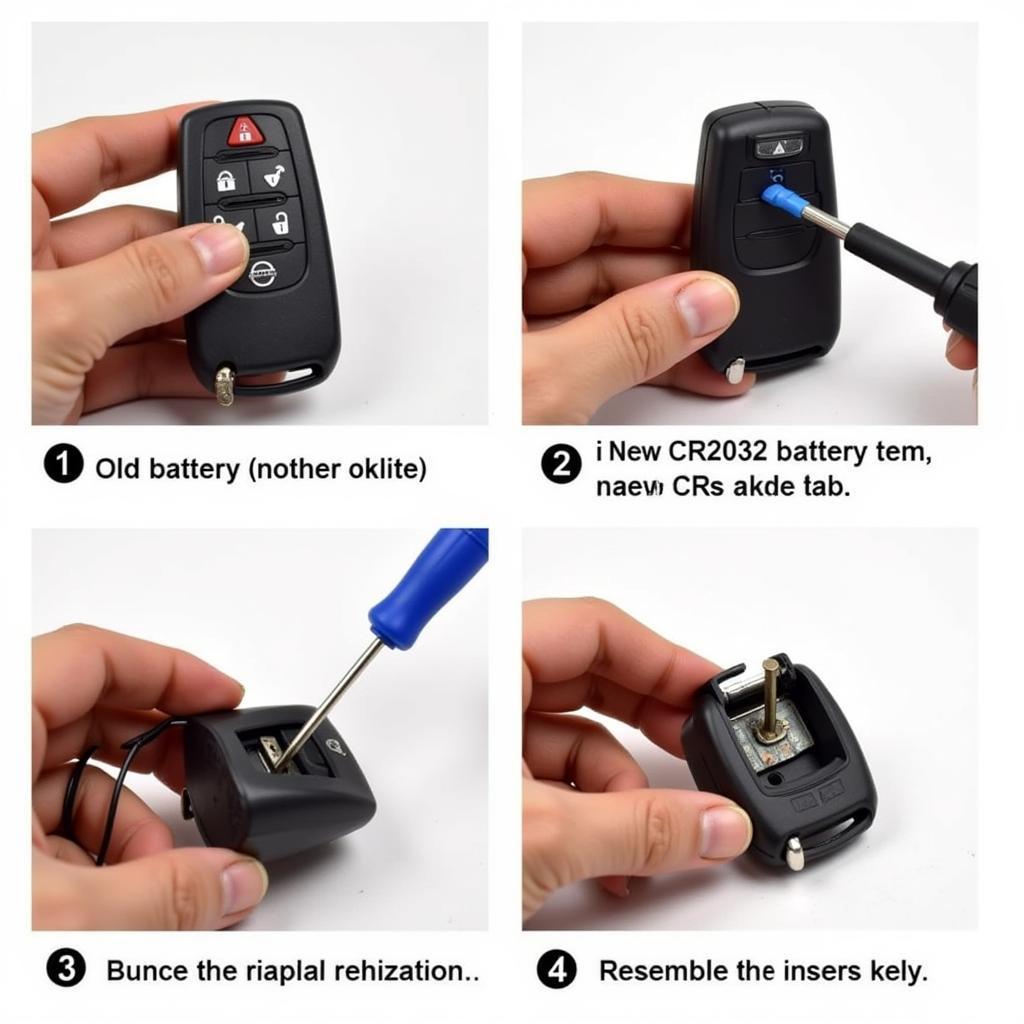 Replacing the Battery in a Nissan Quest Key Fob