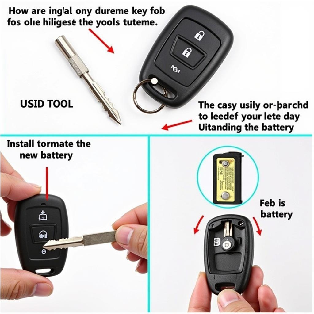 Replacing the Battery in a Nissan Quest Key Fob