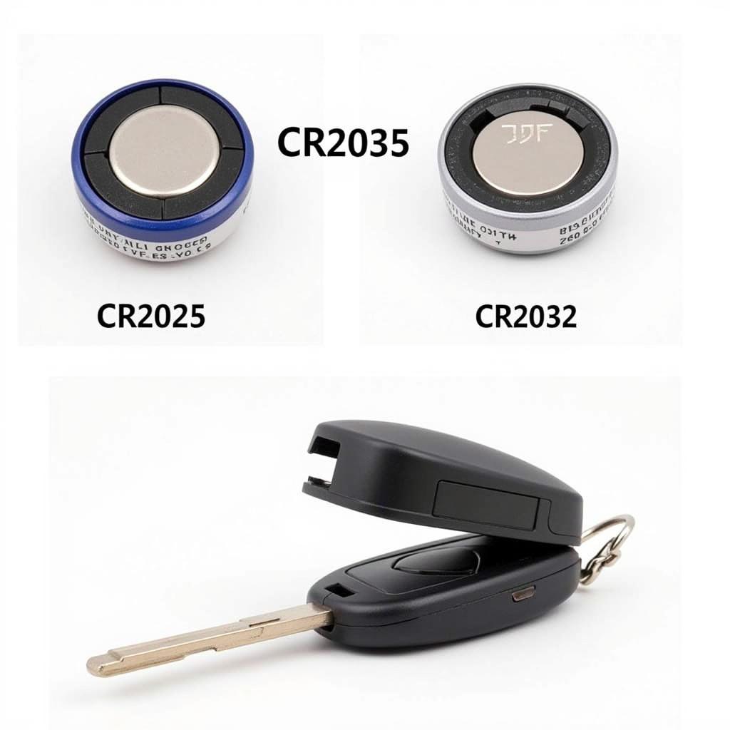 Nissan Rogue Key Fob Battery Types CR2025 and CR2032