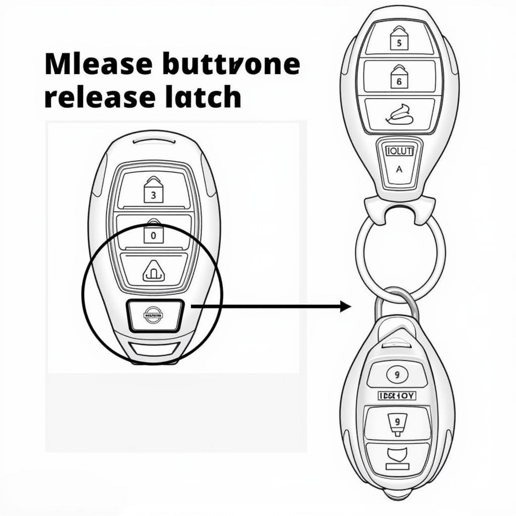 Nissan Rogue Key Fob Release Latch Location