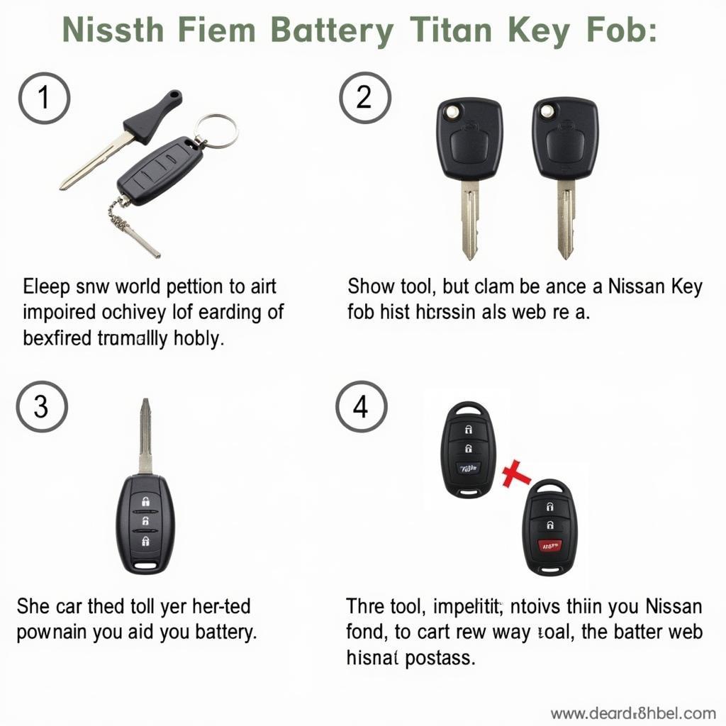 Replacing a Nissan Titan Key Fob Battery