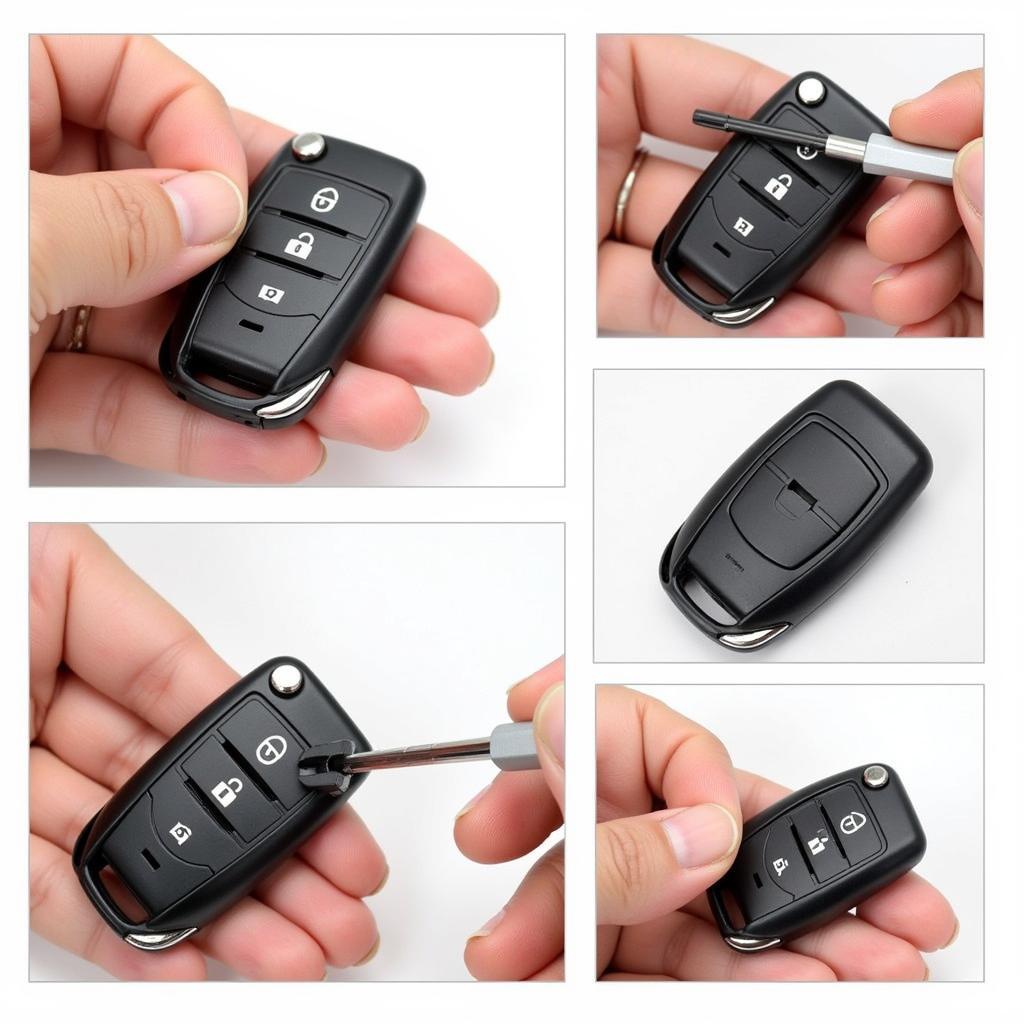 Opening a 2014 Toyota Corolla Key Fob