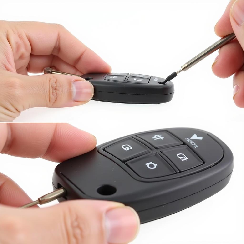 Opening a Key Fob Casing