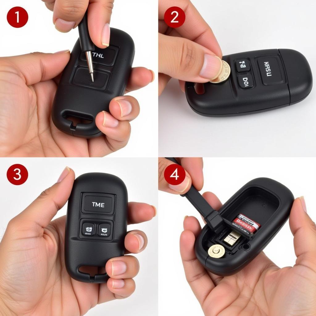 Opening a 2014 Nissan Frontier Key Fob