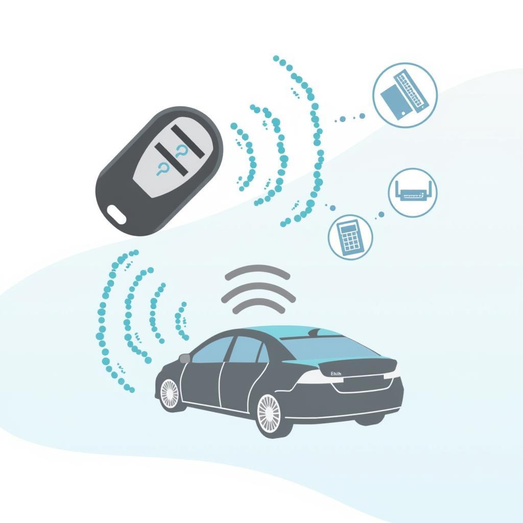 Prius Key Fob Signal Interference Illustration