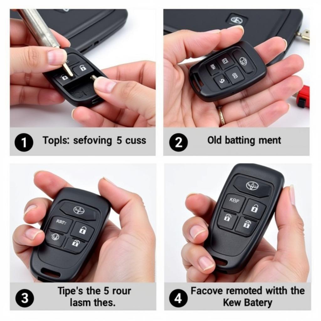 Replacing the Battery in a 2021 RAV4 Key Fob