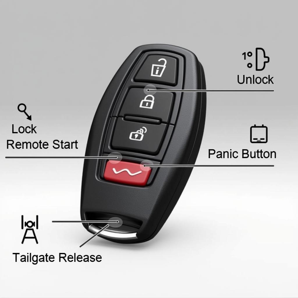 2021 RAV4 Key Fob Functions: Lock, Unlock, Remote Start, Panic Button, and Tailgate Release