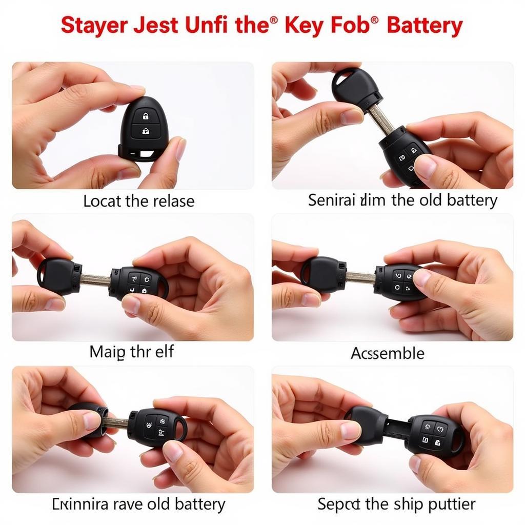 Replacing the battery in a 2006 Chevy Malibu Key Fob