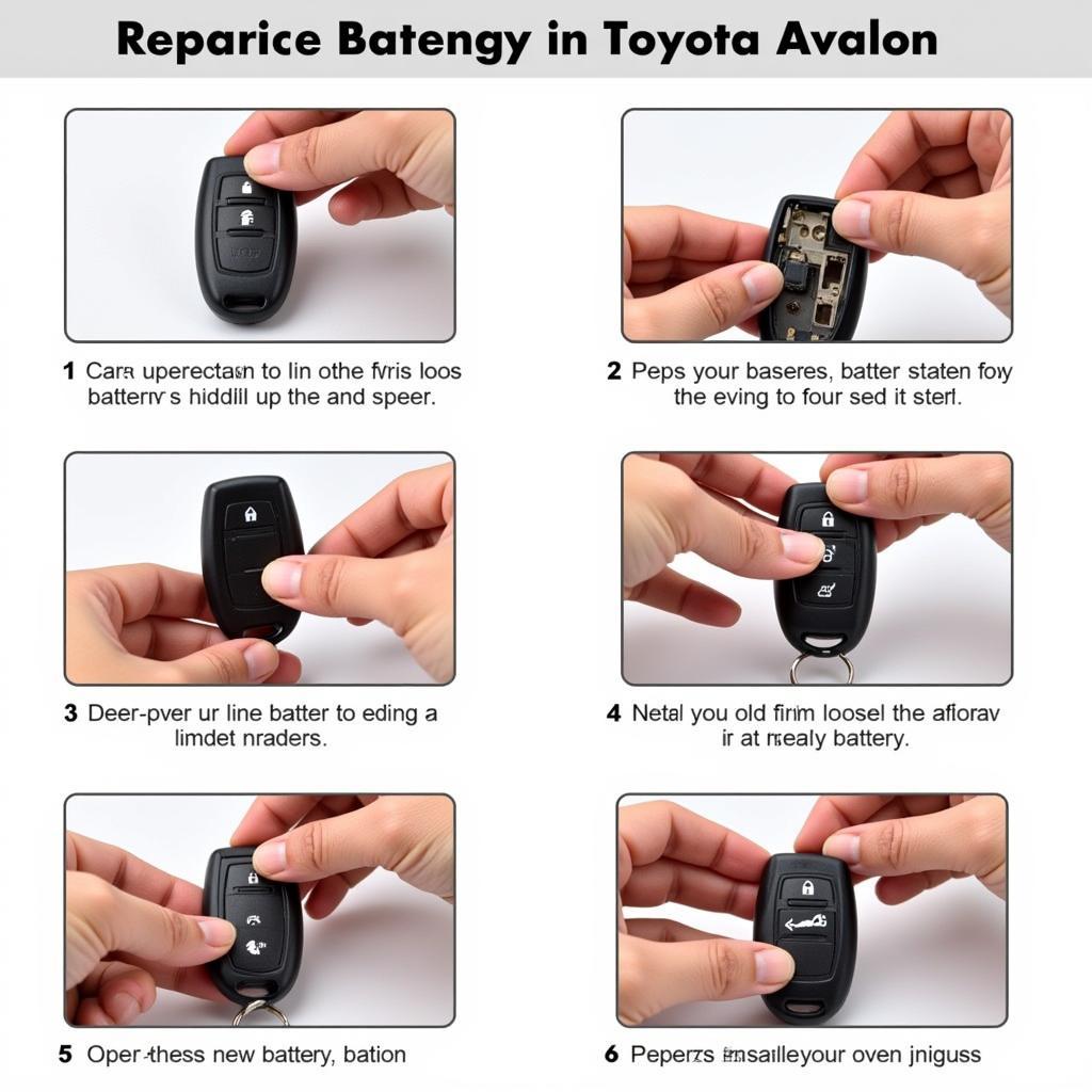 Replacing 2009 Toyota Avalon Key Fob Battery