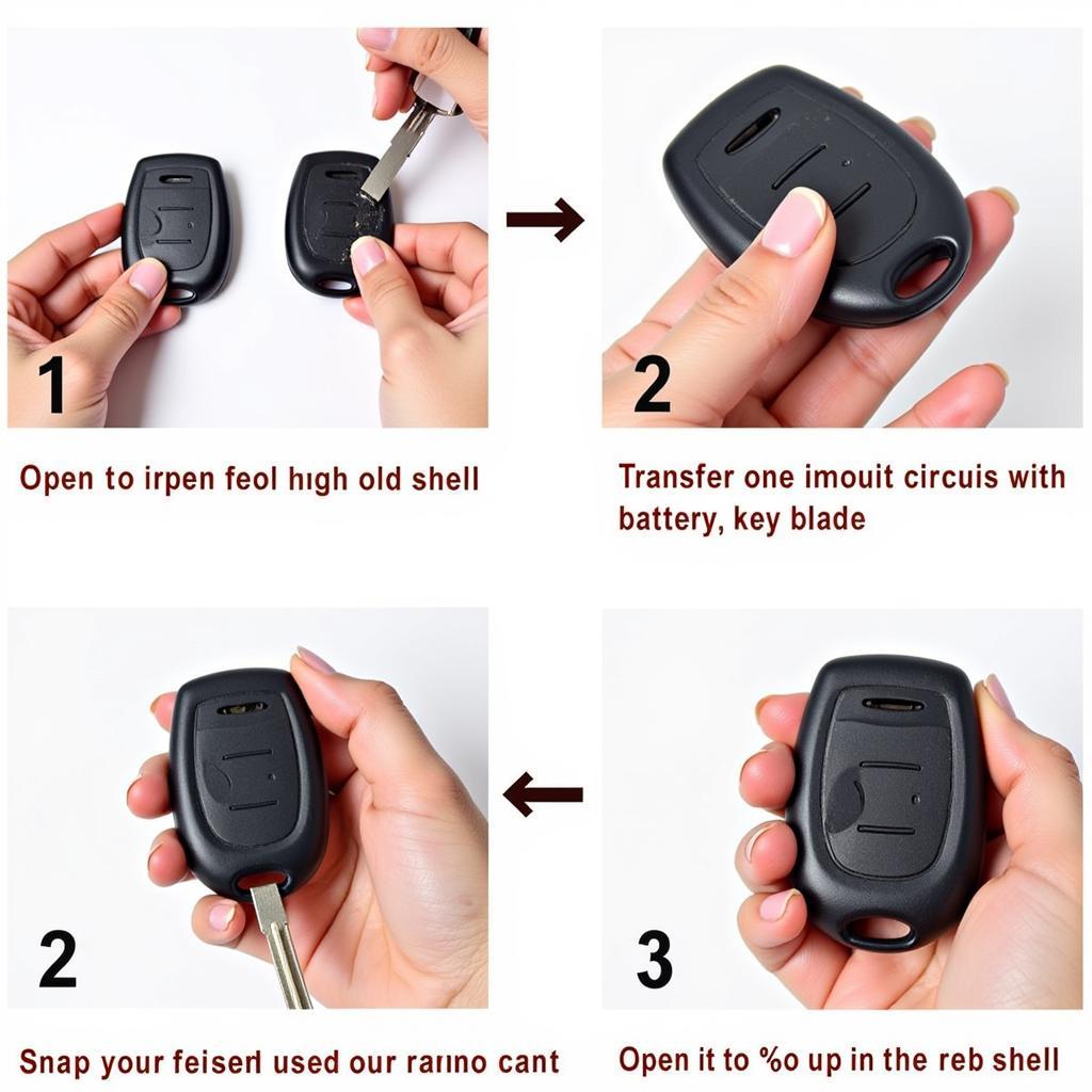 Step-by-step guide to replace a 2011 Toyota RAV4 key fob shell