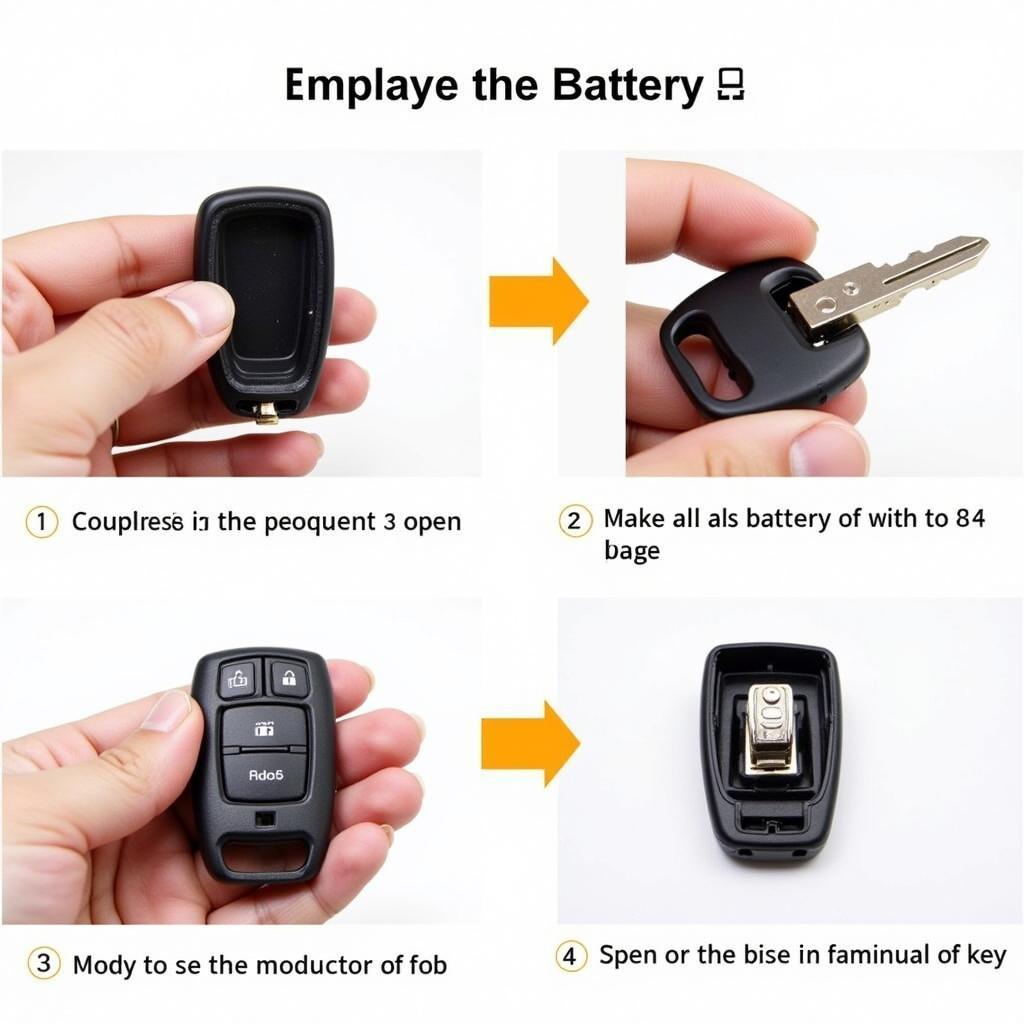 Replacing the battery in a 2012 Chevy Impala LTZ key fob