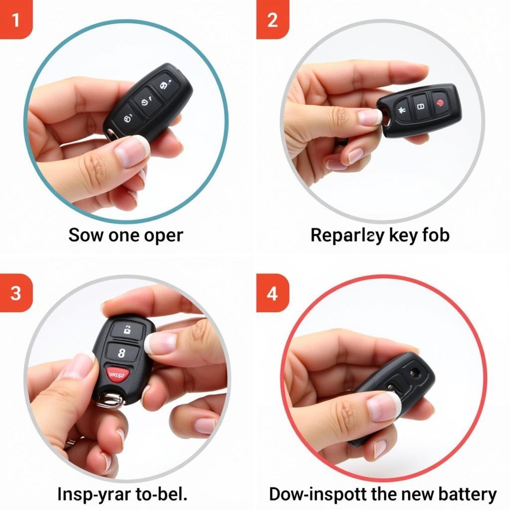 Replacing the battery in a 2013 Chevy Impala key fob