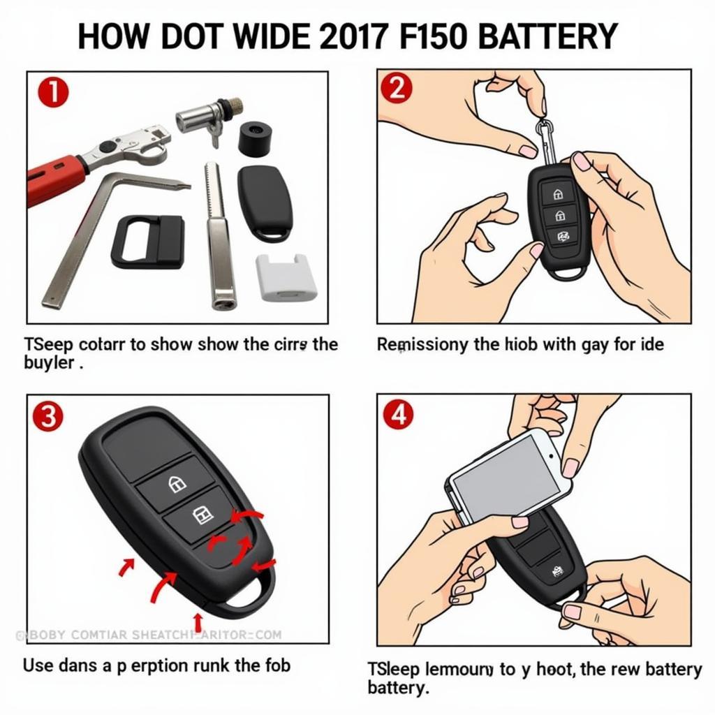 Replacing 2017 F150 Key Fob Battery