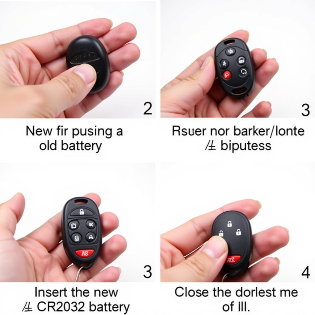 Replacing the CR2032 battery in a Ford Explorer key fob