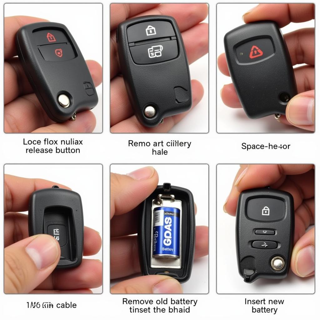 Replacing the battery in a Dodge Challenger key fob