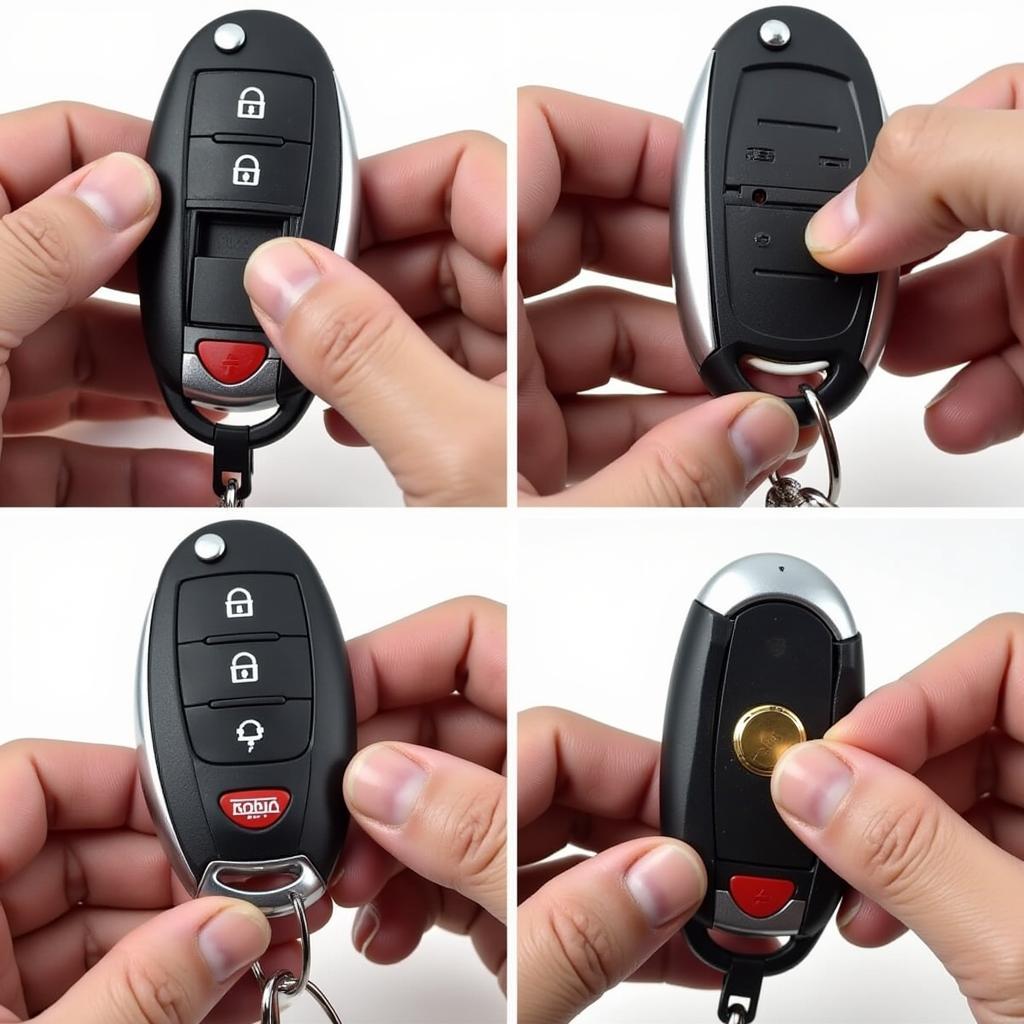 Replacing the battery in a Nissan Altima key fob