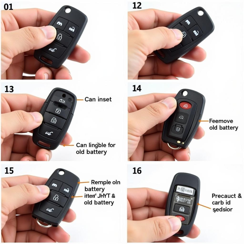 Replacing the battery in a 2007 Toyota Prius key fob