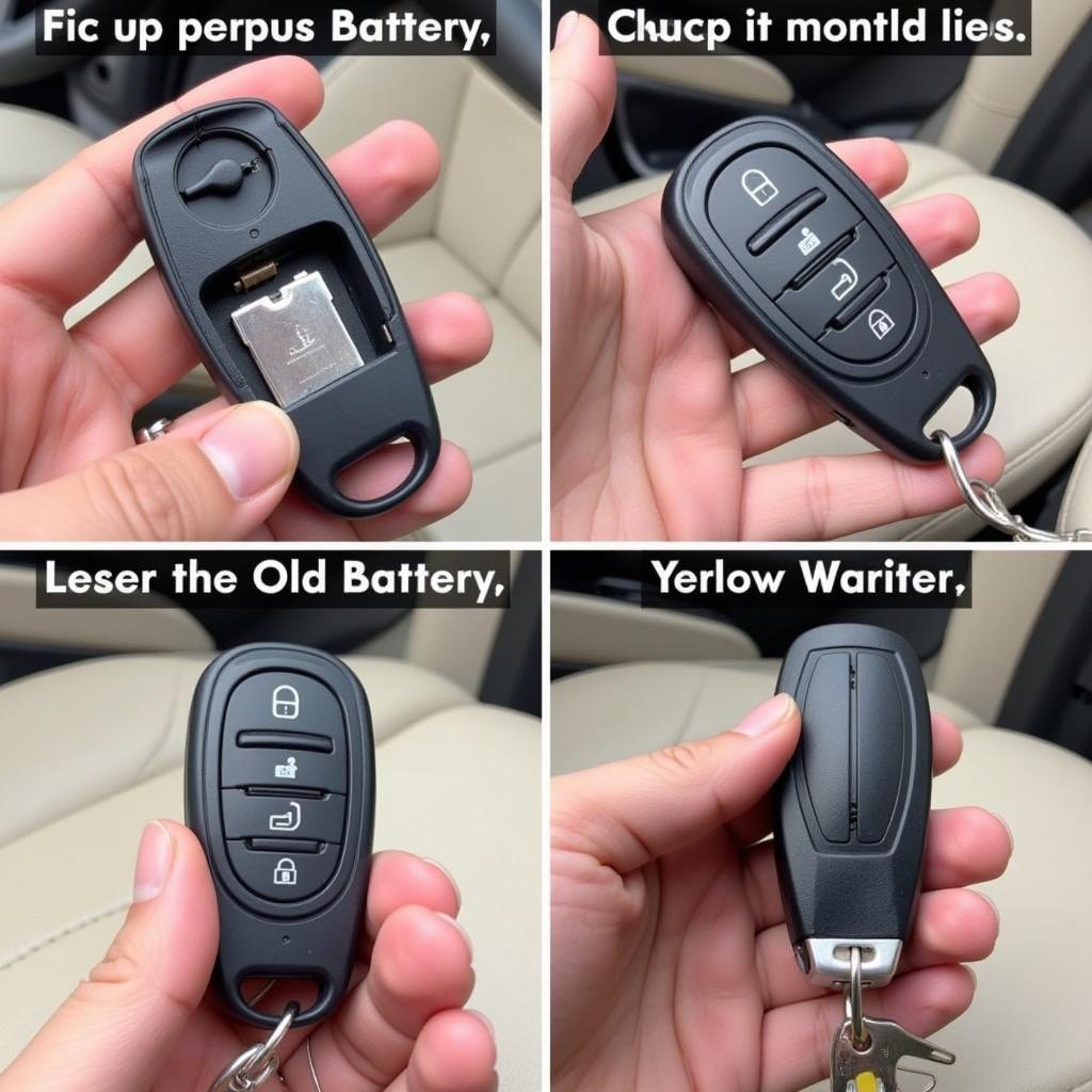 Replacing the Battery in a Toyota Sienna Key Fob