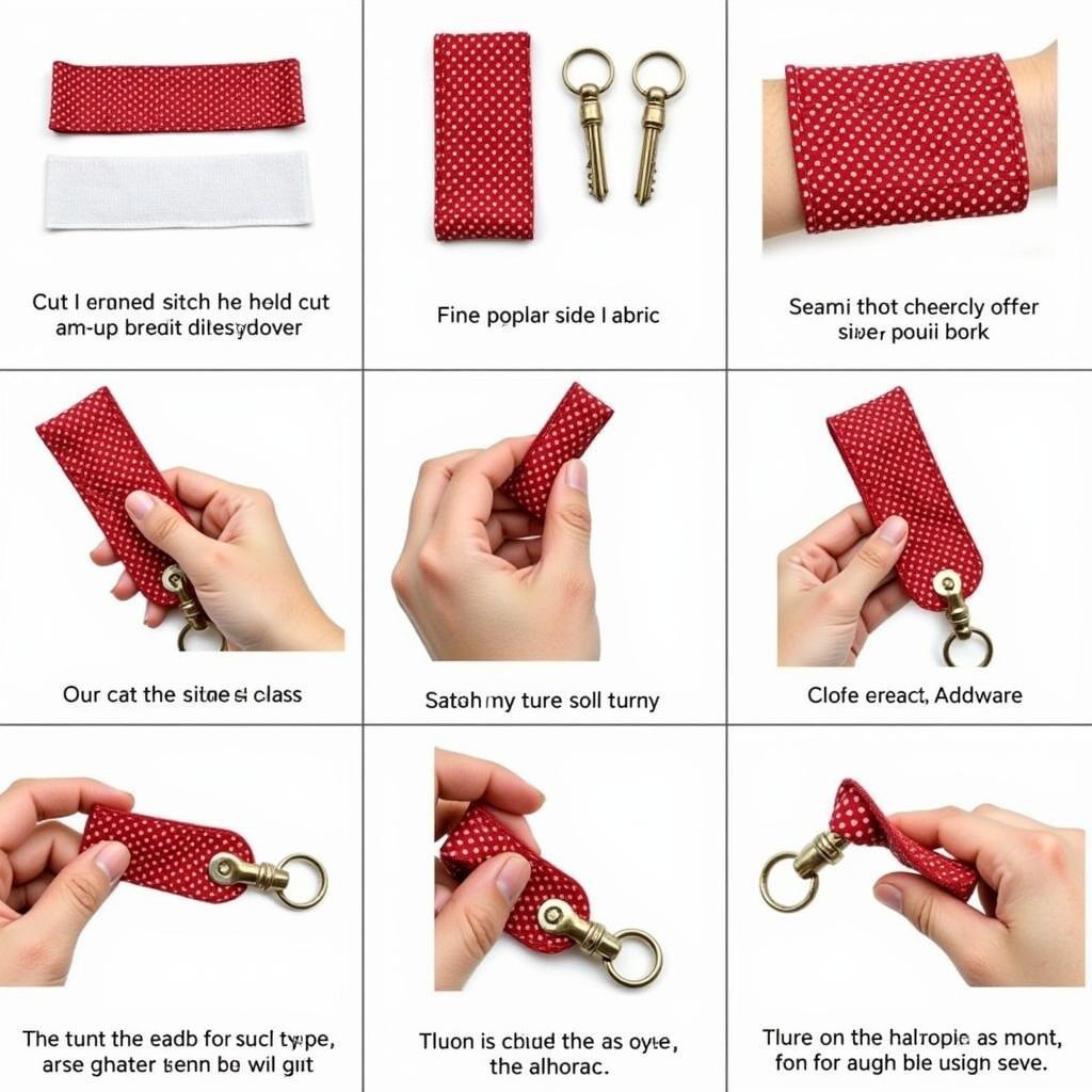 Sewing Key Fob Step-by-Step