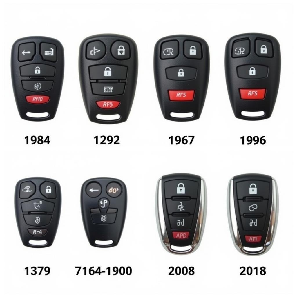 Different Types of Silverado Key Fobs