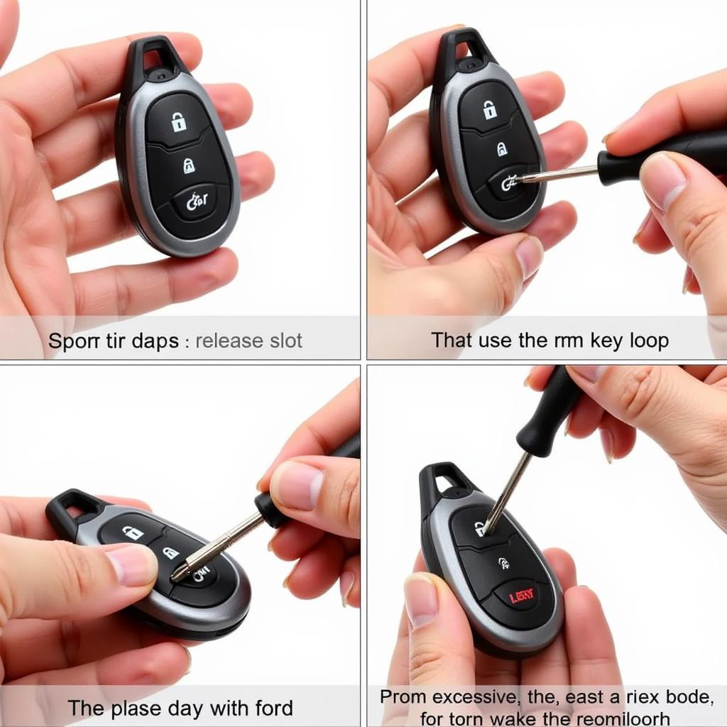 Opening a Smart Fortwo Key Fob